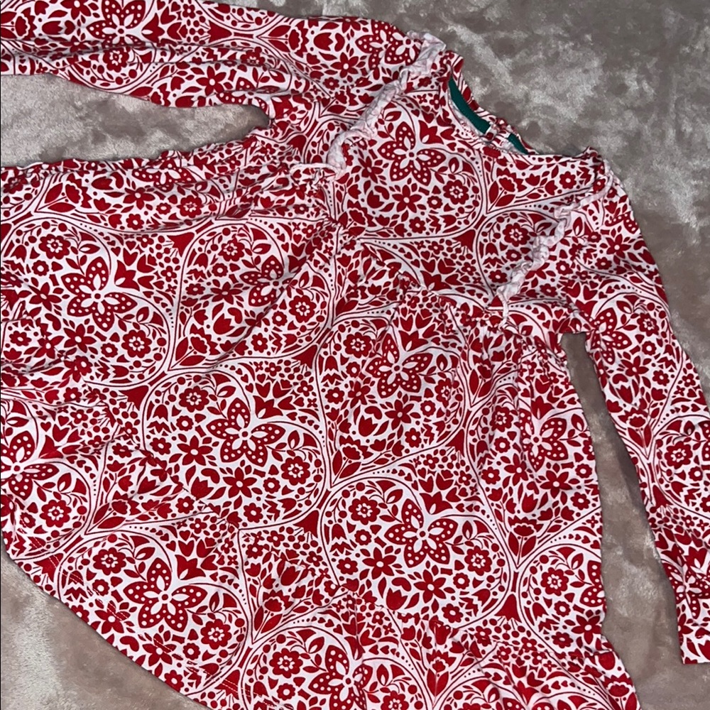 3 Mini Boden Floral Dress 2-3y - Picture 3 of 7